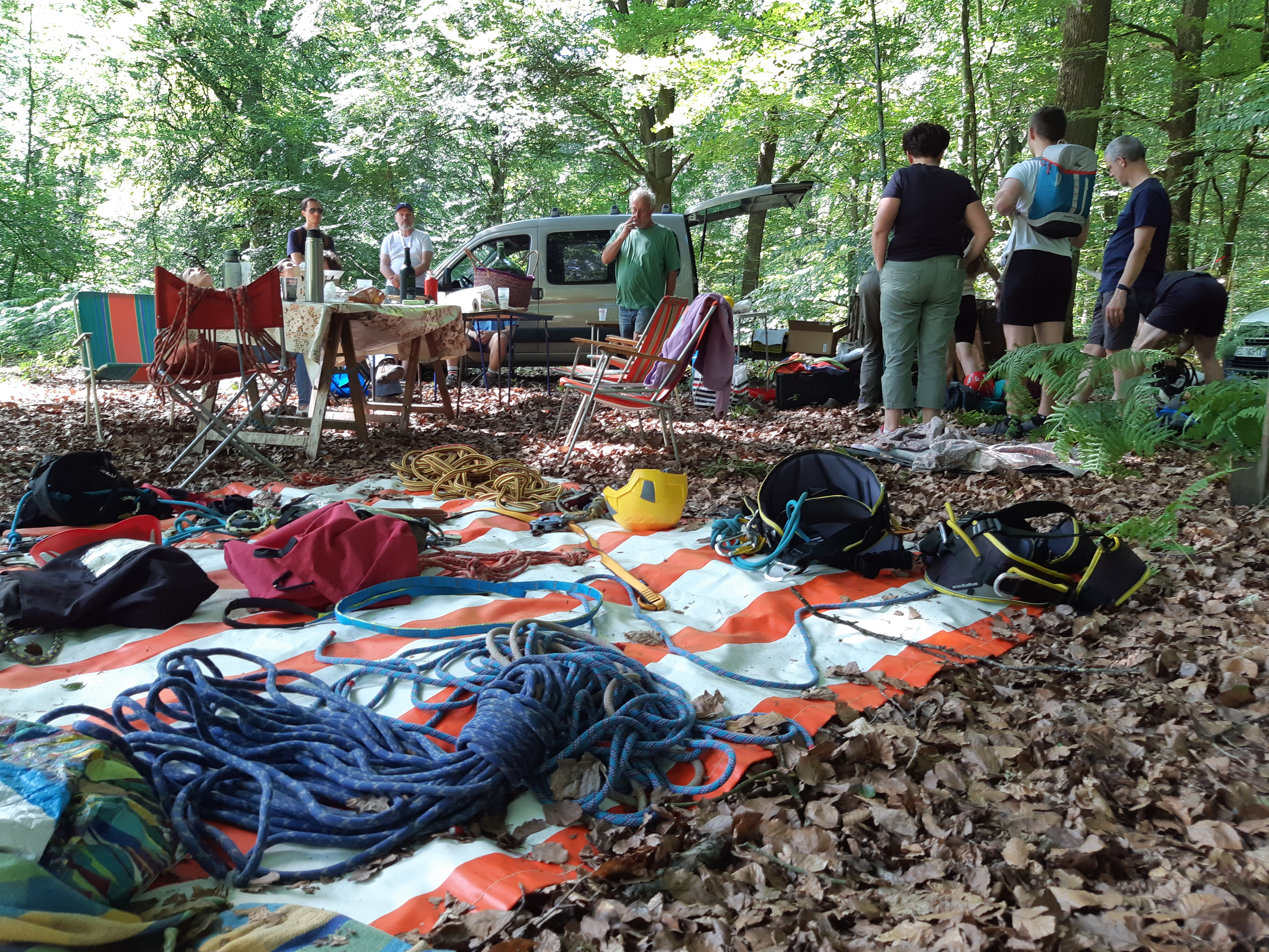 Bivouac en fôret d'halatte